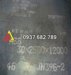 THÉP TẤM ASTM A36 ĐĂNG KIỂM NK GR.A NHẬT BẢN